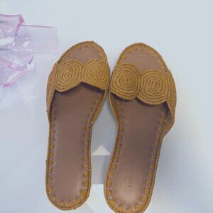 Carrie Forbes Naima Slides (BRAND NEW, NEVER WORN)